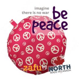 Peace meditation cushion by North Meditation
